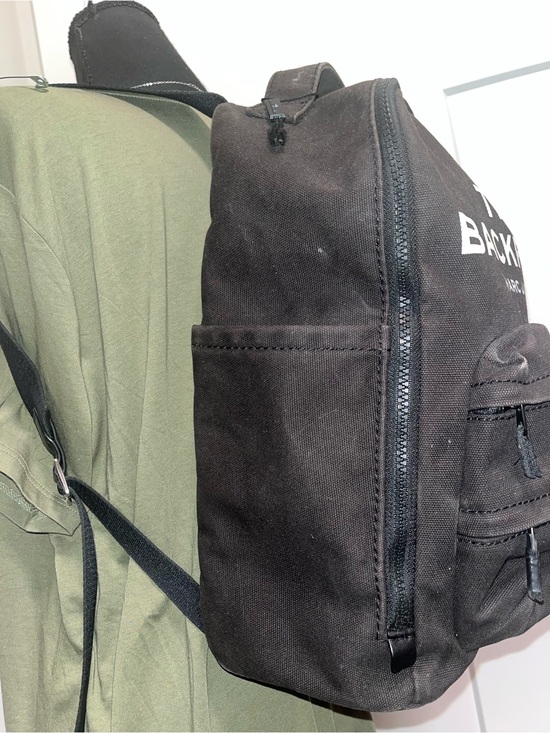 Marc Jacobs Black Denim THE BACKPACK